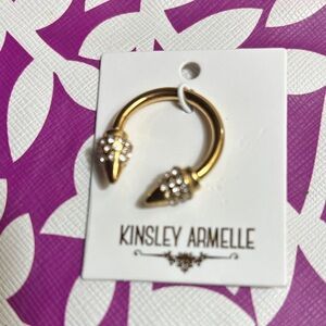 Kinsley Armelle Gold BLING RING. Size 6